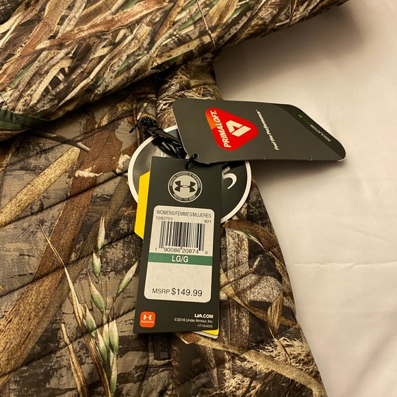 Under Armour camo jacket. Prima-loft fill  nylon outer size L NWT - Picture 2 of 6